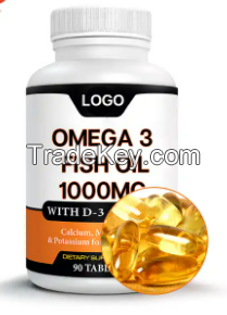 Fish Oil EPA DHA 75% Capsule 1300mg Customization