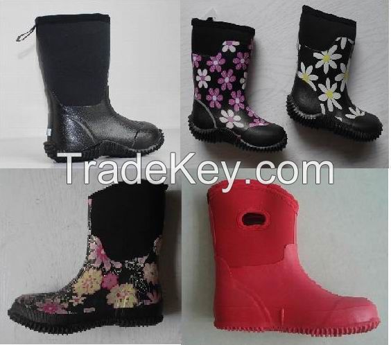 2023 Various Kid Neoprene Boots, Children neoprene shoes, Child Neoprene Boot, Cheap Neoprene Boots, New Fashion Rain Boots, China Neoprene Rain Boots