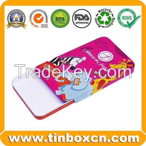 Mint Tin, Mint Box, Slide Tin Can, Sliding Tin, Candy Tin, Clac-clic Tin Box