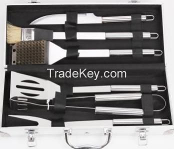 Stainless Steel 6pcs BBQ Tool Sets