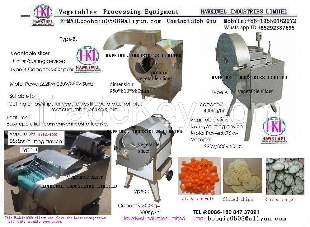 vegetable dicer/cutter/slicer for potato/onion/carrots