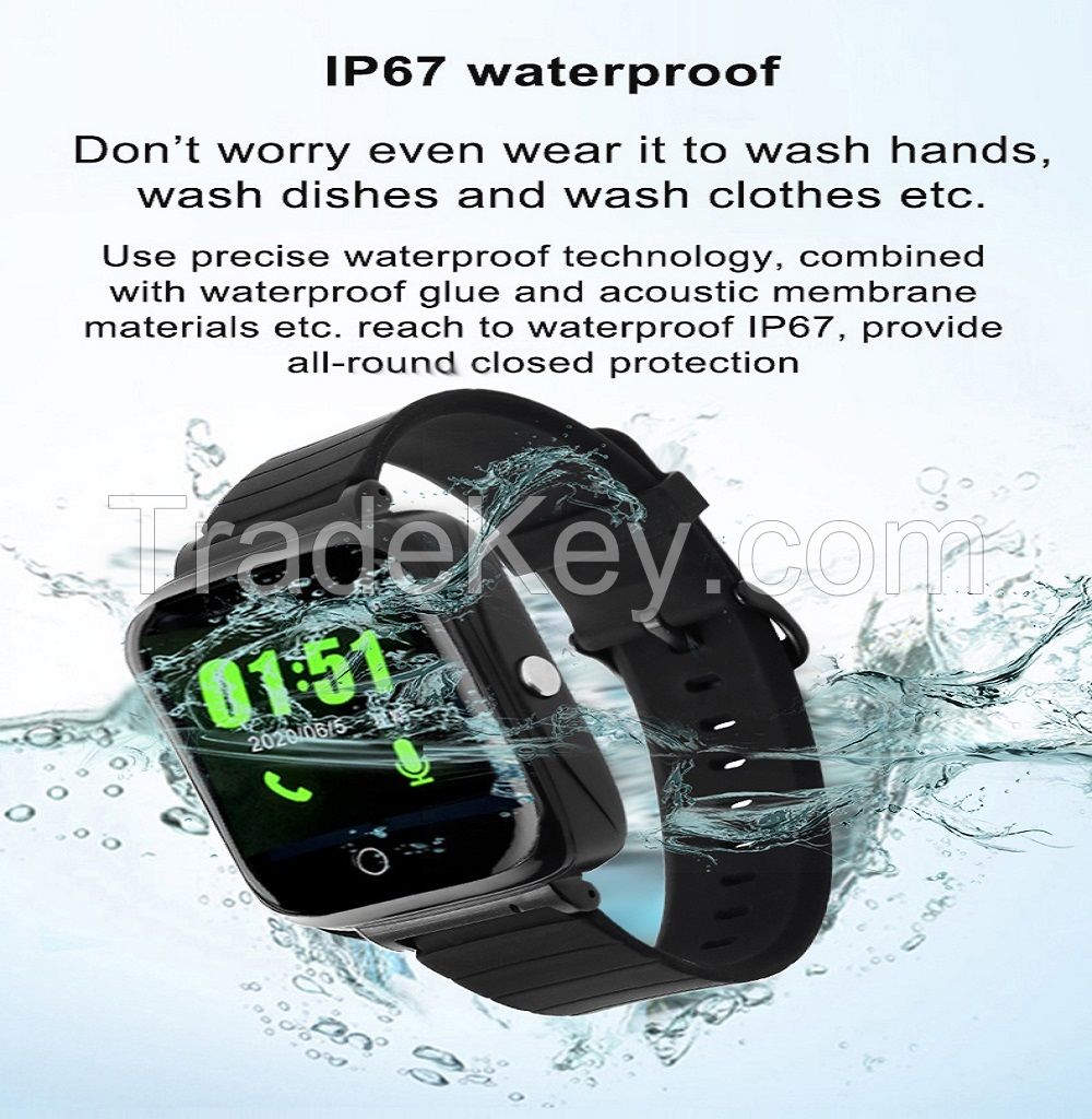 smart watch Heart rate blood pressure body temperature monitoring phon