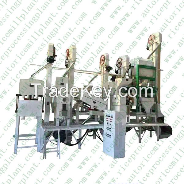 Rice Processing Complete Line 20ton Per Day Combined Rice Mill Plant