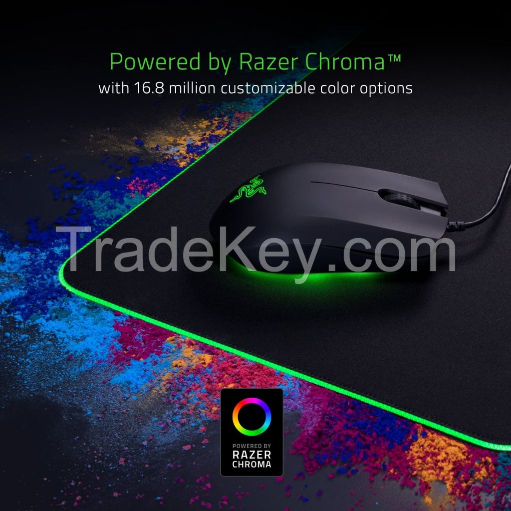 Chroma Soft Gaming Mouse Mat Powered by  Chroma Black