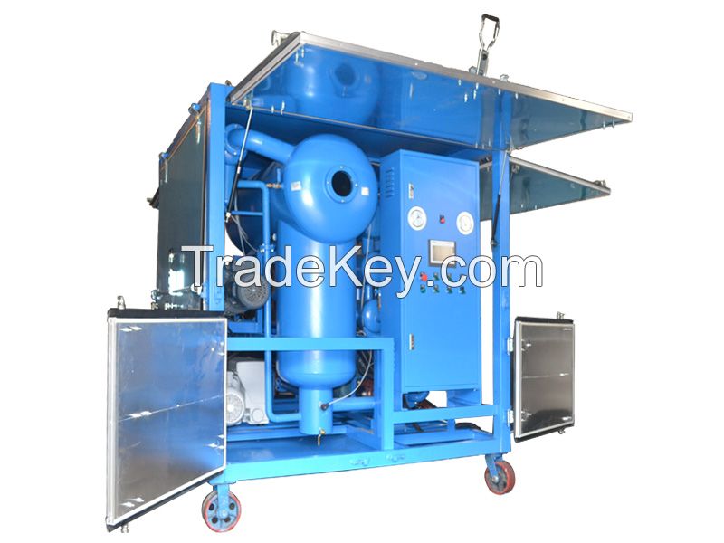 6, 000L/hr High vacuum Transformer Oil Purification, Online Transformer Oil Filtration System