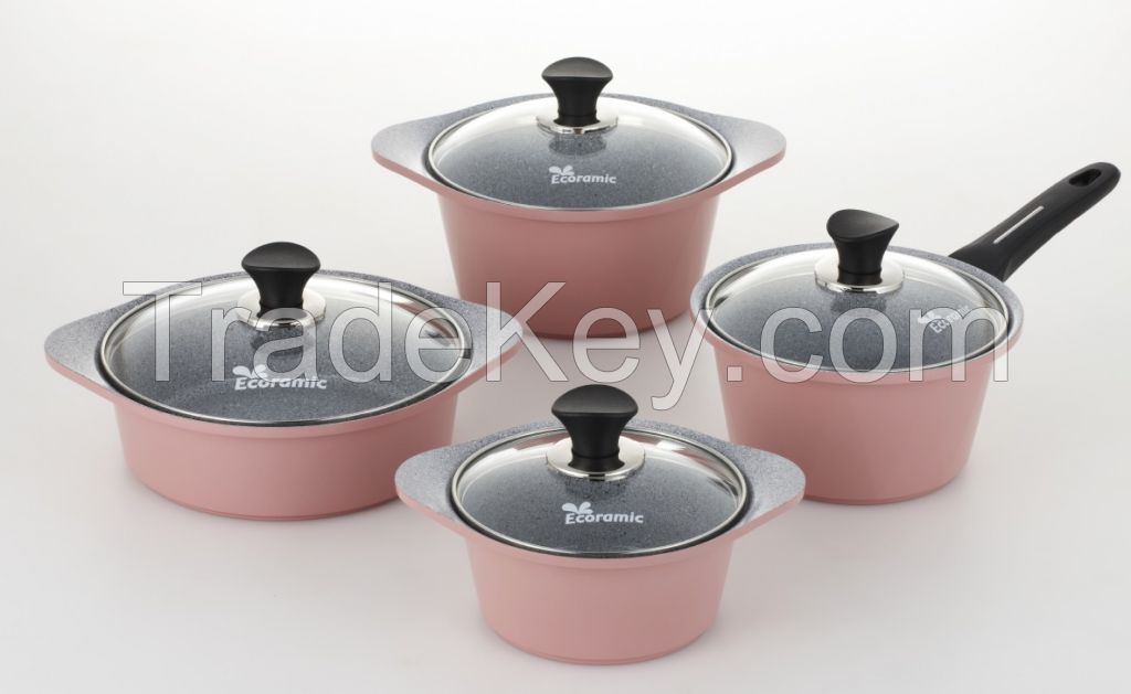 Non-Stick Curling Stone Ceramic Coating Sauce Pots