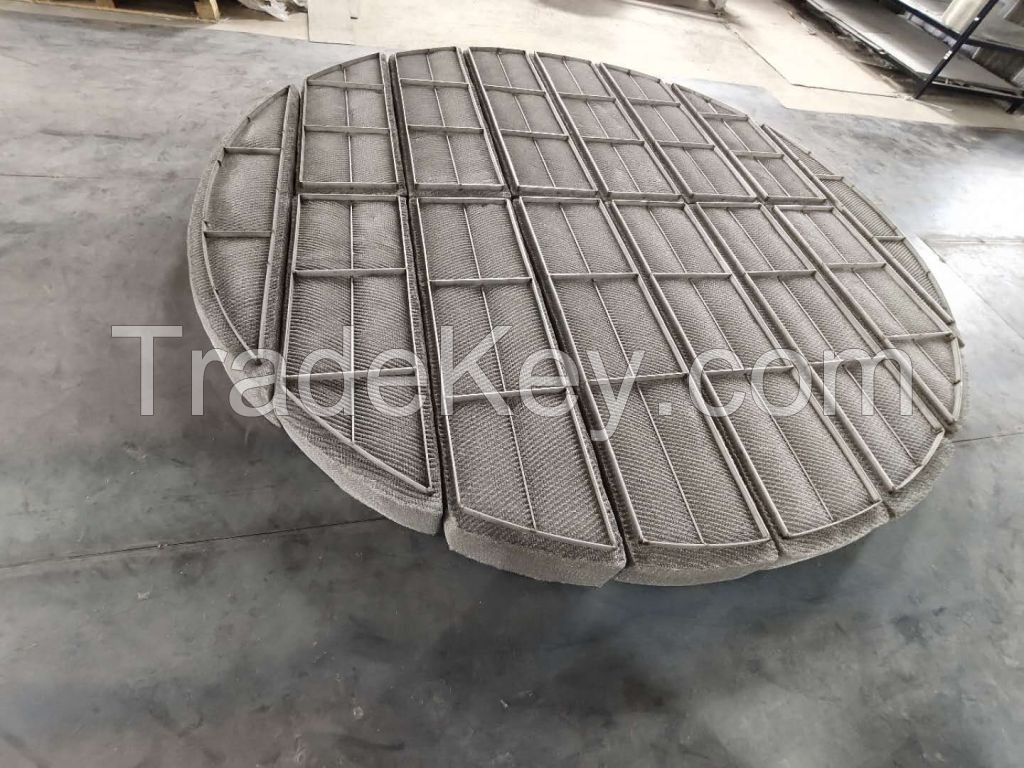 knitted wire mesh demister mist eliminator for air liquid filtration and gas liquid seperation