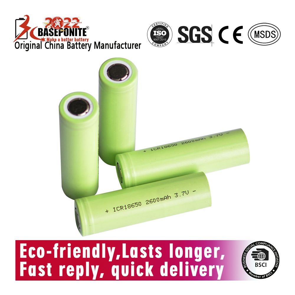 18650 Flat Top High Drain Battery and Case, 30A Discharge Current Rechargeable 3.7V Lithium Ion Batteries 4 Pack