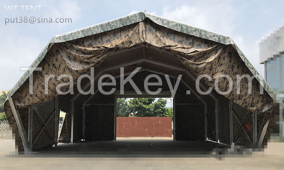 high quality aluminum hangar tent, minitary trade show tent for sale