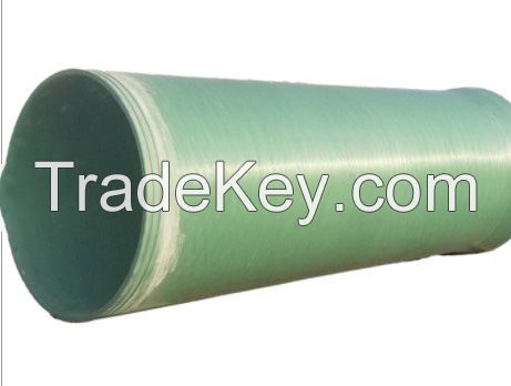 Support custom grp pipe fiberglass high strength corrosion resistance cross wound frp boutique pipe