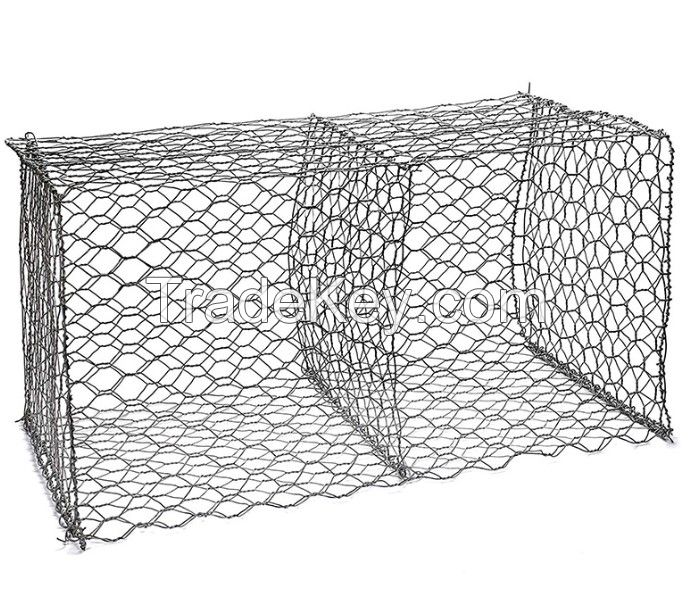 Lattice guest network Green shore pad gabion stone cage net Box Renault pad plastic - coated Bingyu solid cage lead wire