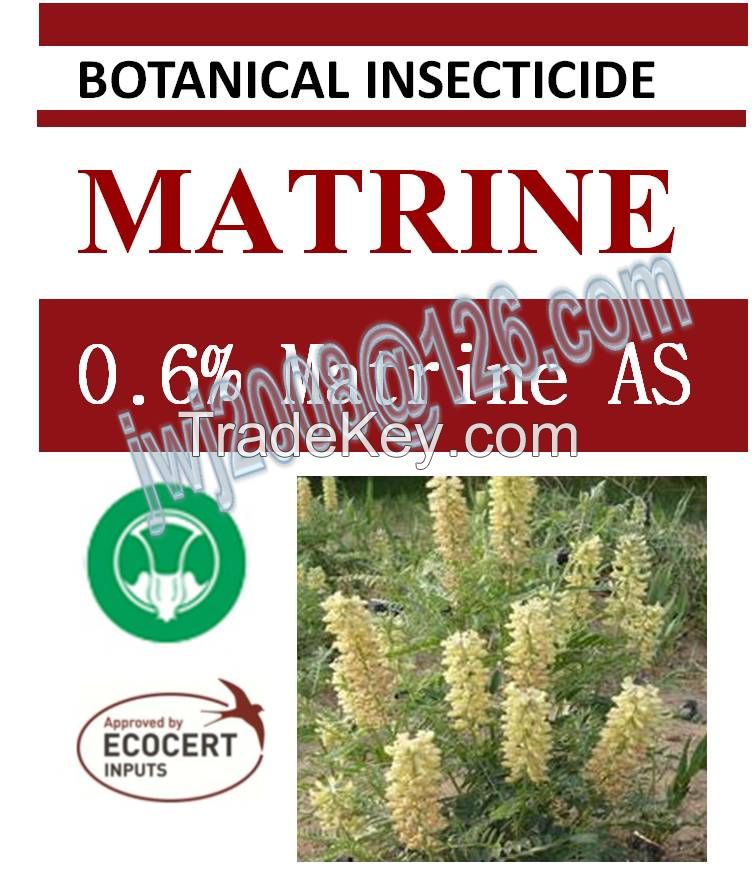0.6% Matrine AS, biopesticide, plant extract, 