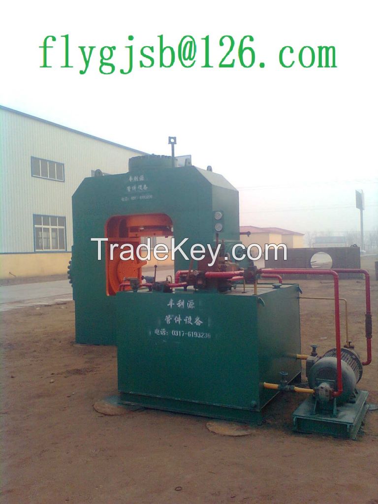 carbon steel tee cold making hydraulicmachine