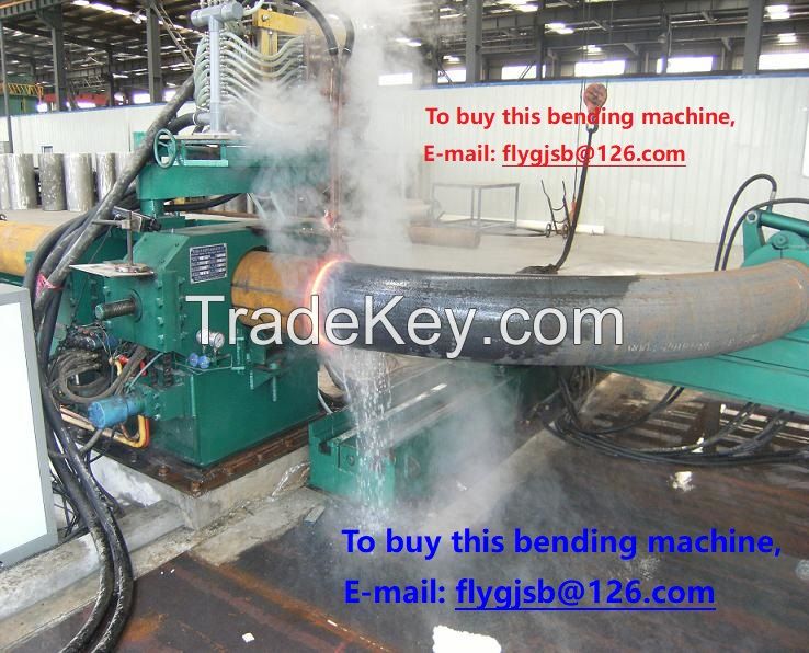 round and square steel pipe and bar induction heating bending hydraulic machine
