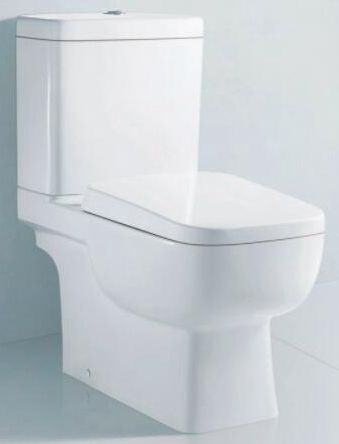 two piece p-trap toilet