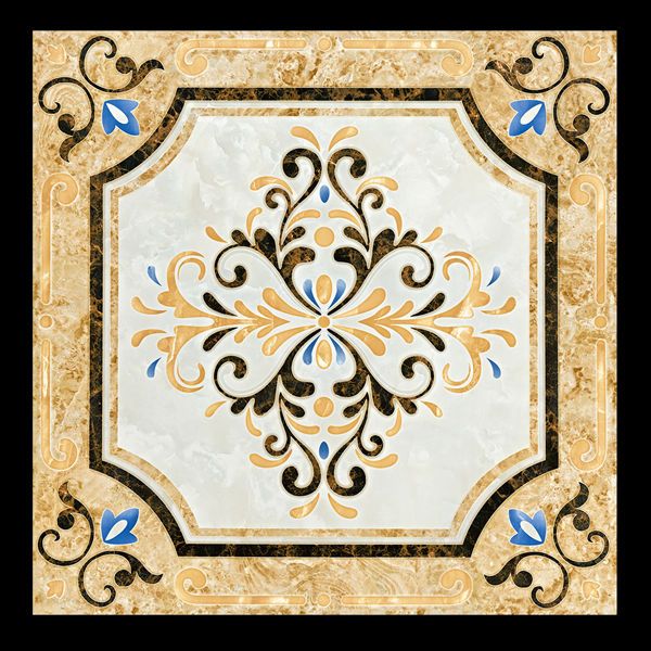 600x600mm polished glazed tiles artistic tile