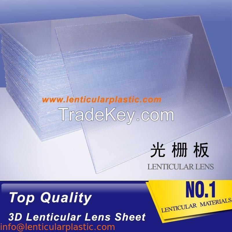 16 lpi PS 3d lenticular lens sheet board plastic lenticular lenses panel for depth 3d effect