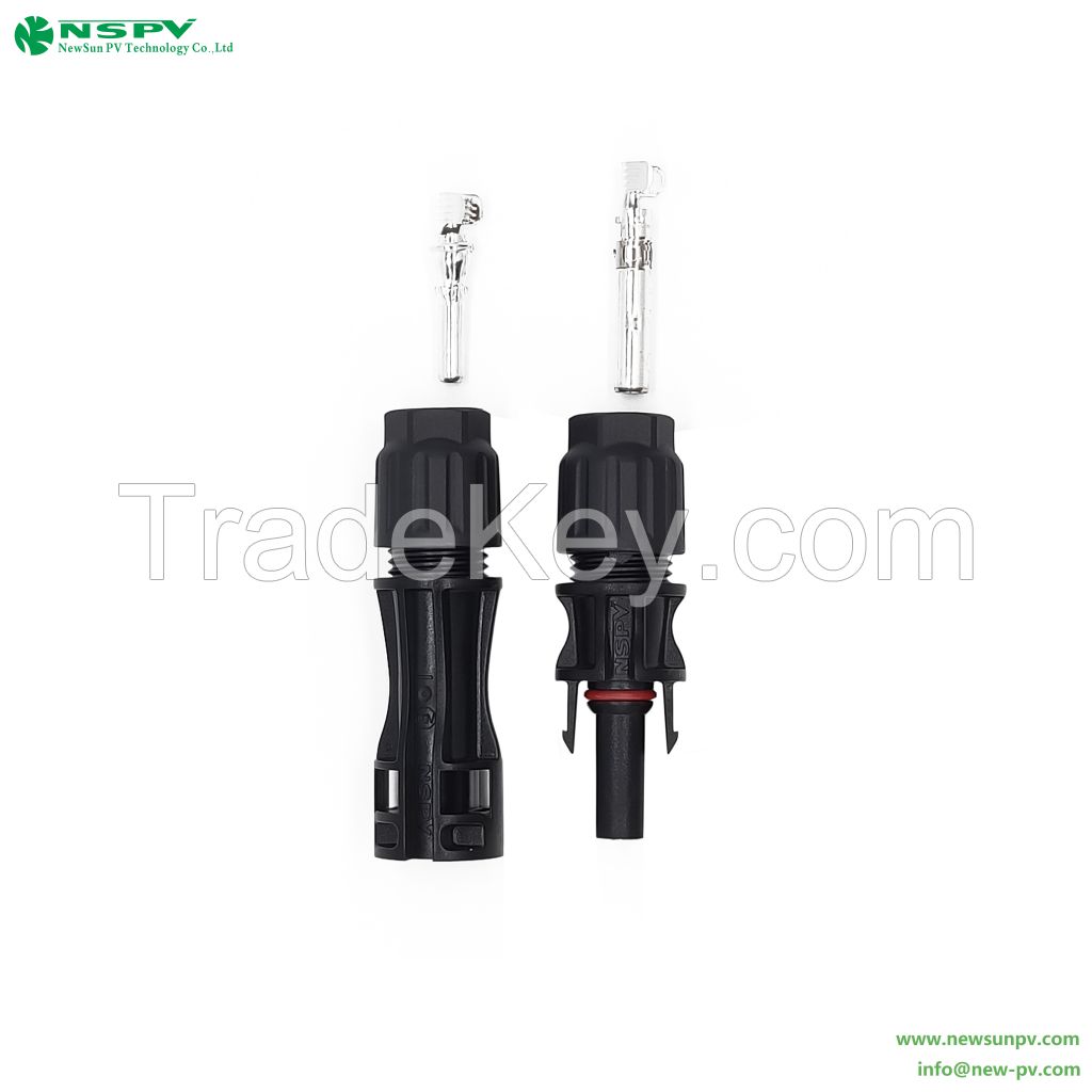 Waterproof Extension Cable Connector For Lighting Equipment Solar Cable Connector