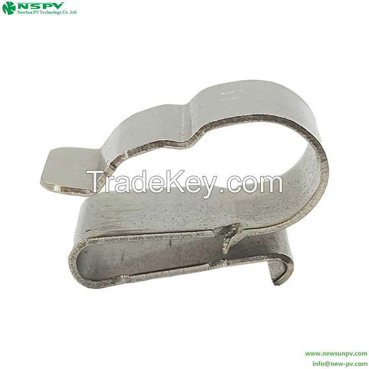 Durable Stainless Steel Solar Cable Clips OEM Design for Module/Rail Applications