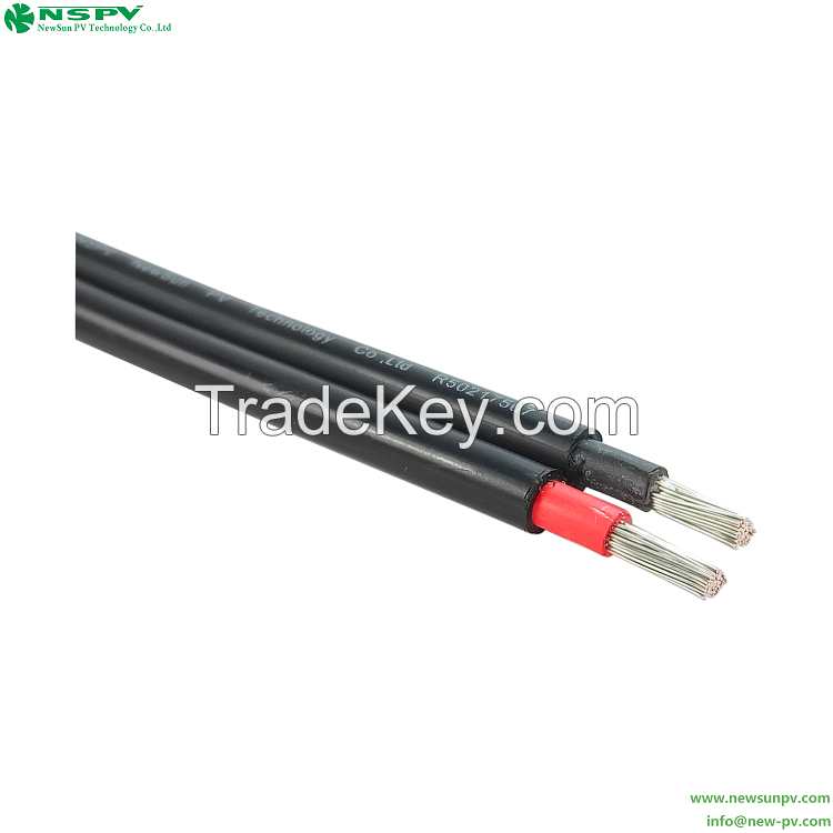 Solar Cable PV1-F 2 cores cable Standard 2PFG 1169/08.2007 cable photovoltaic wire CD2 1.5-6mmsq