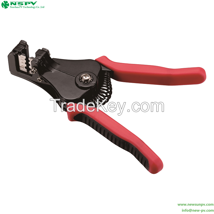 Wire Stripping Hand Tools Self-Adjusting Stripper Wire Cutter for Solar Cable Forging