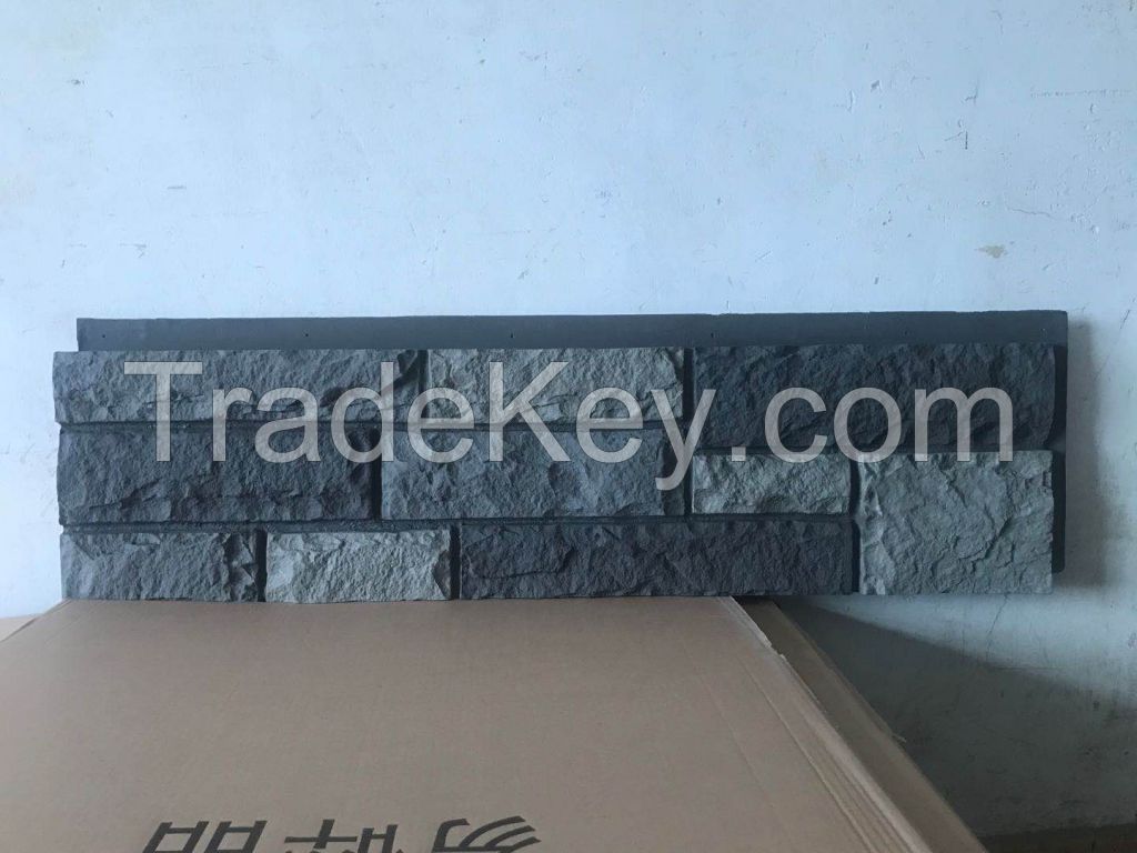 PU faux stone siding panels