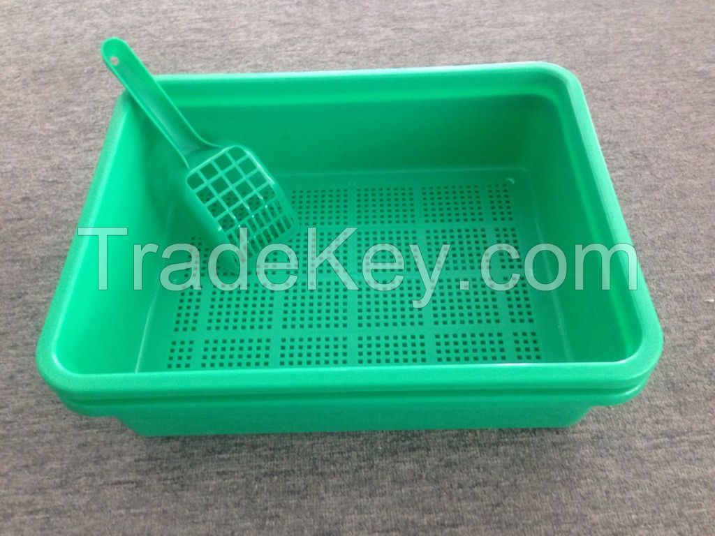 plastic New Design Eco-friendly Durable Box Cat Litter box Cat Toilet