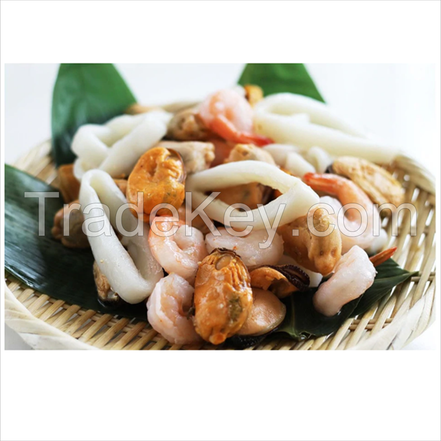 frozen seafood mix