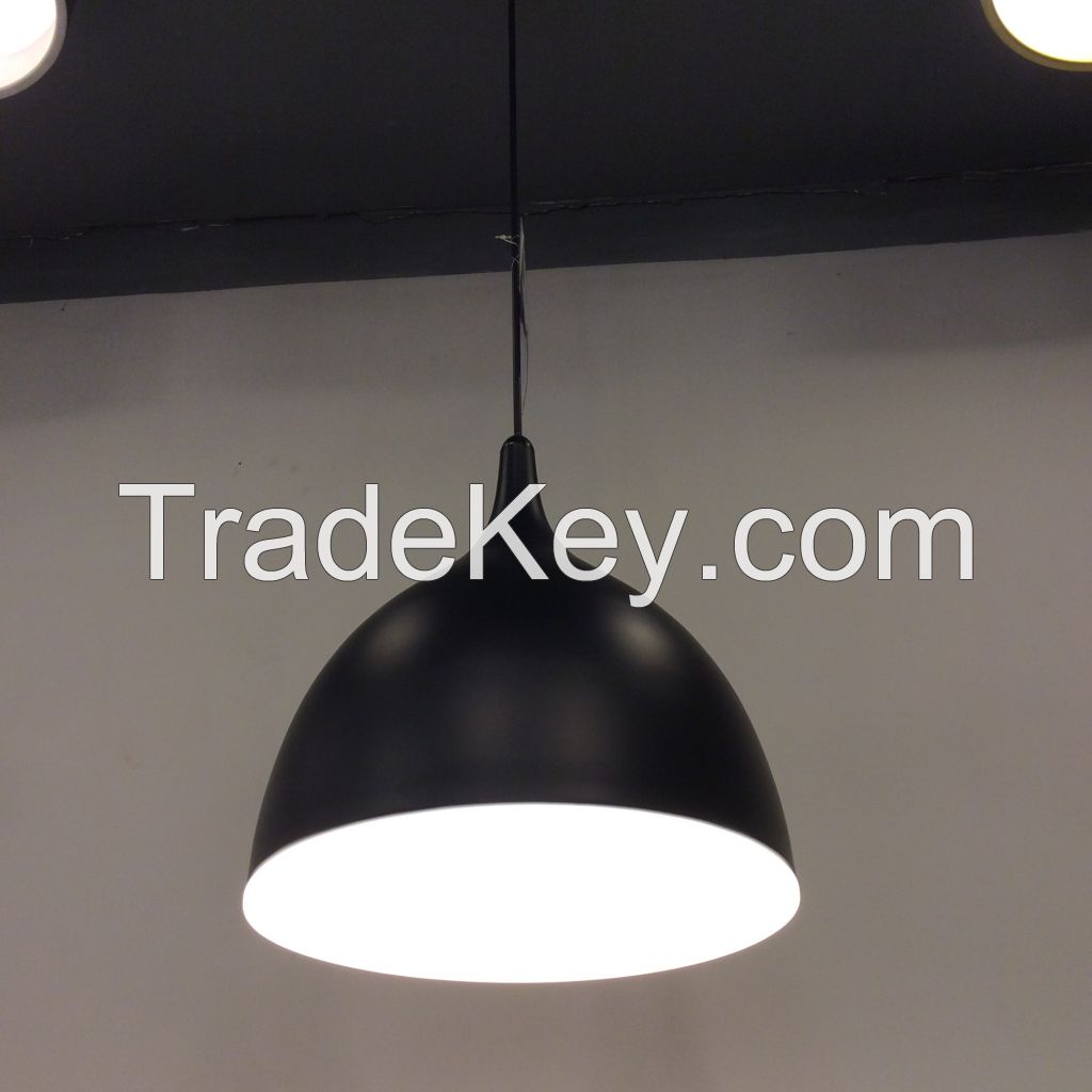 New design pendant light for kitchen or dinning room with black shade and acrylic bottom