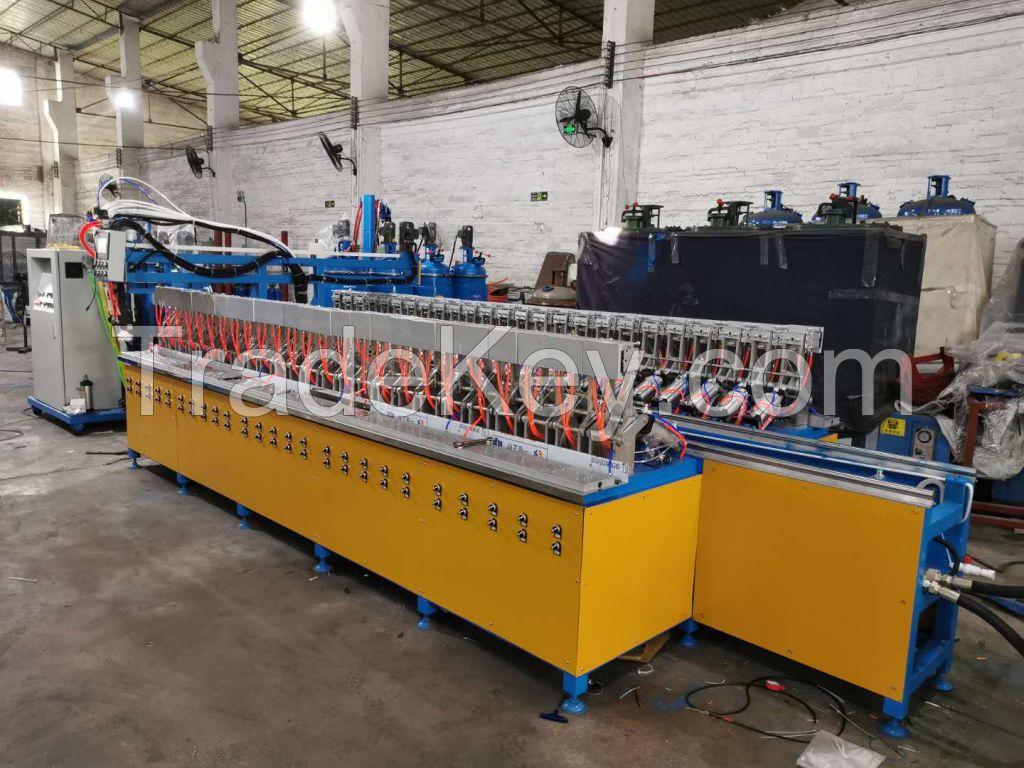 Automatic machine to making ear plugs robotic hand injection pu ear plug flow production line