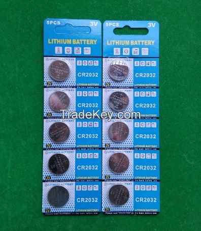 Sell 100% fresh CR2032 Lithium Button Cell Battery 3 Volt Coin Cells CR 2032