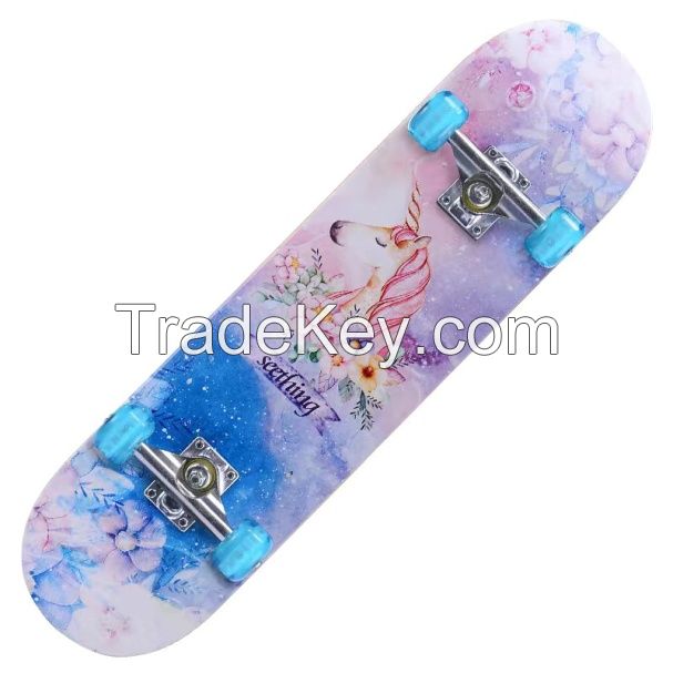 Custom Long Skateboard Heat Transfer Printing Skateboard