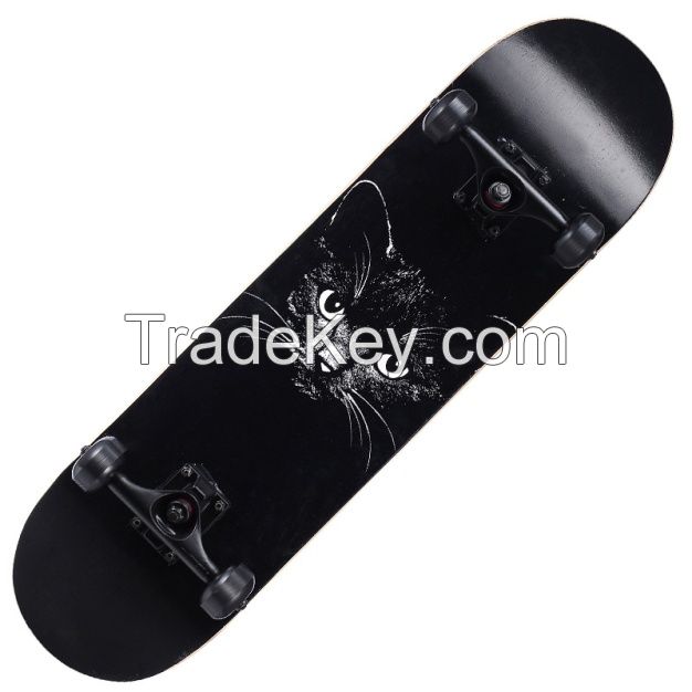 OEM 7ply Chinese Maple Skateboard Completes Customized Graphic Available