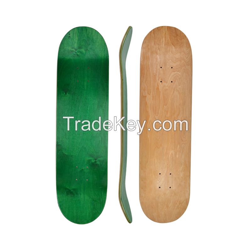 Wholesale Blank 7 Ply 100% Chinese Maple wood deck for skateboard