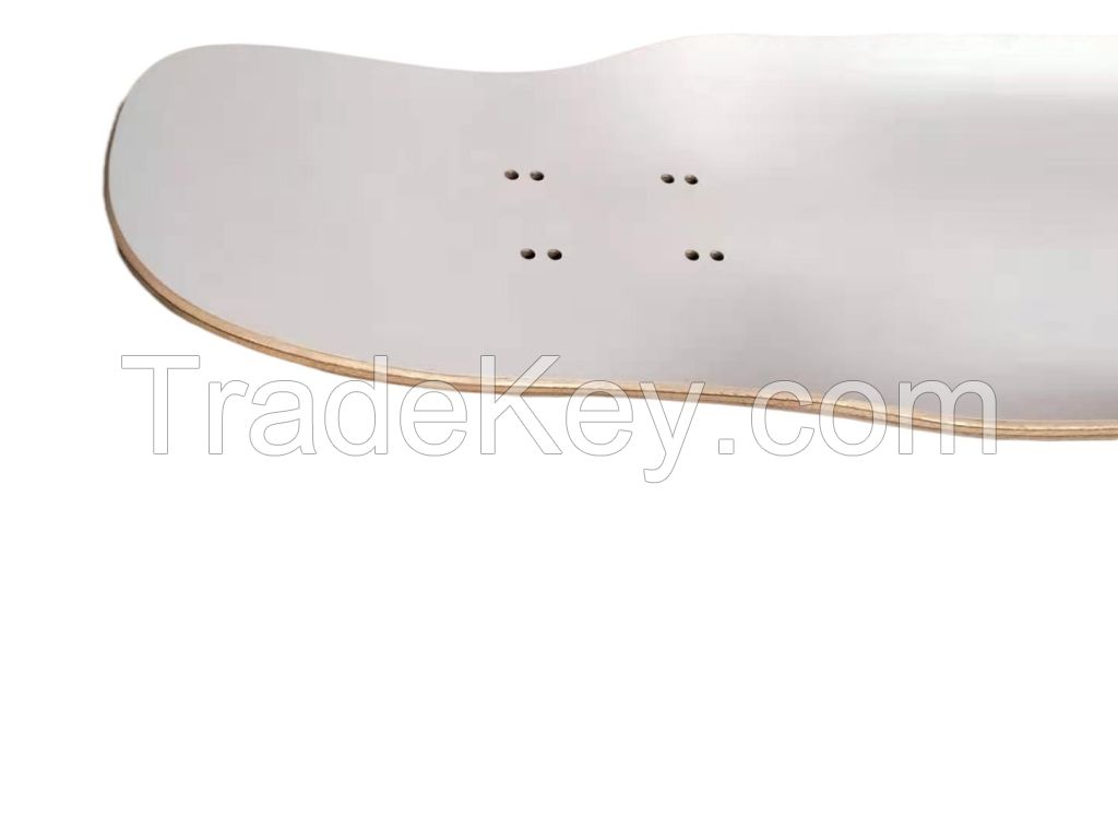 Chinese Maple Wood + Bamboo Material Composite 7ply Longboard Deck