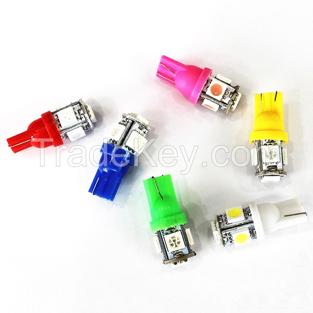 Car-Styling Modified Led Lights T10 5050 5SMD Lamp License Plate Reading Lamp Led Bulb Wide Angle