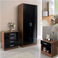 modern bedroom wooden wardrobe with mirror in high quality low price
