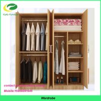 2017 new simple design melamine bedroom armoire