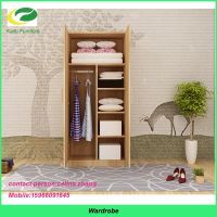 hot 2017 new design melamine bedroom wardrobe cabinet