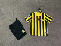 2023/2024 Ittihad KID Soccer Kits with Short and Shirt Children Soccer Uniforms Football Kits with Short and Shirt Football Uniforms Sport Wears Soccer Wears