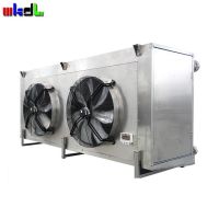 Copper pipe electric defrost evaporator coil for cold room