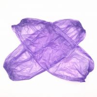 Factory Disposable Purple Plastic Waterproof Arm Sleeve Sleeve Cover