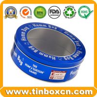 PVC Tin, Transparent Tin Box, Tin Can with Trasparent Body