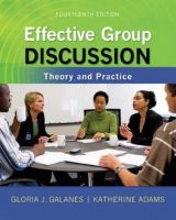 Effective Group Discussion - Theory and Practice