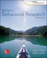 Methods in Behavioral Research 12th Edition
