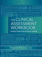 Clinical Assessment Workbook - Balancing Strengths and Differential Diagnosis 2nd Edition