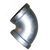 Beaded bend galvanized malleable iron pipe fitting