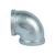 Beaded bend galvanized malleable iron pipe fitting