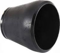 Concentric Reducer black paint carbon steel pipe fitting