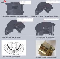 0.15mm neck ring vent for glass container mould
